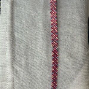 pink friendship bracelet